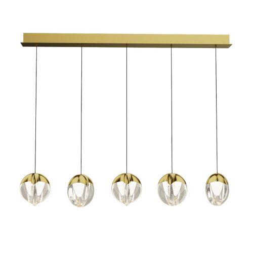 Светильник подвесной Delight Collection MD24001033-5B gold/clear