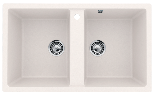 Кухонная мойка Ulgran Classic U-708-341 86х51 цвет белый