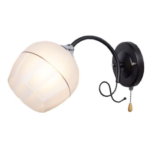 Бра IMEX MD.3314 MD.3314-1-W BK+CH