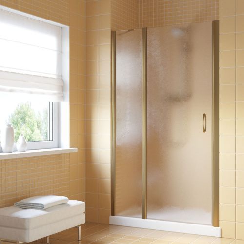 Душевая дверь Vegas-Glass EP-F-1 LUX EP-F-1 LUX 100 05 02 L 100х200 стекло рифленое профиль бронза