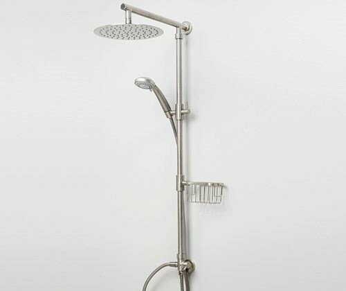 Душевая стойка WasserKRAFT Wern 4200 A038 настенная цвет никель - фото 2