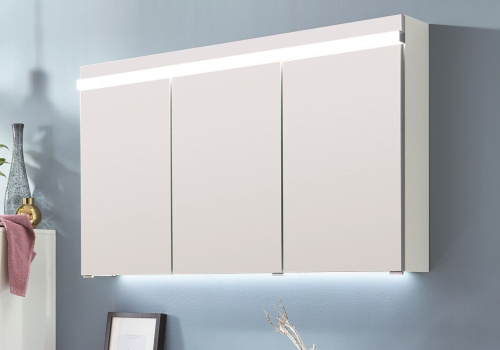 Зеркало-шкаф Puris Ace S2A432S72(161) 120х15х72 подвесной цвет белый