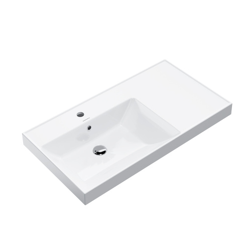 Раковина керамическая Kerama Marazzi CUBO CU.wb.90Lh 91х49 подвесная цвет белый