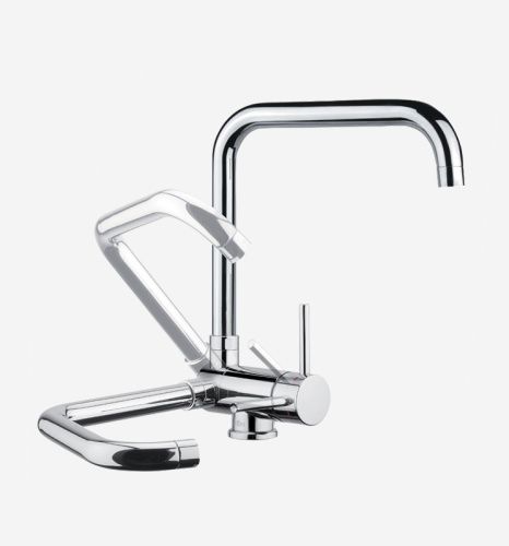 Смеситель для кухни Webert Kitchen Window WD920702015 на мойку хром