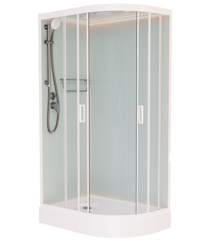 Душевая кабина Frank 412412 120х80 с крышей ориентация левая Душевая кабина Frank 412412 120х80 с крышей ориентация левая