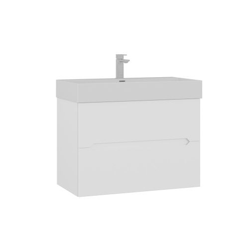 Тумба с раковиной Orka Malta 5001471 80х47х63 цвет белый матовый
