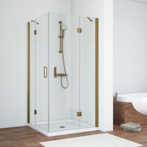 Душевой уголок Vegas-Glass AFA TUR+NOVO AFA TUR NOVO h1890 80 05 crystalvision 80х80 стекло прозрачное профиль бронза без поддона