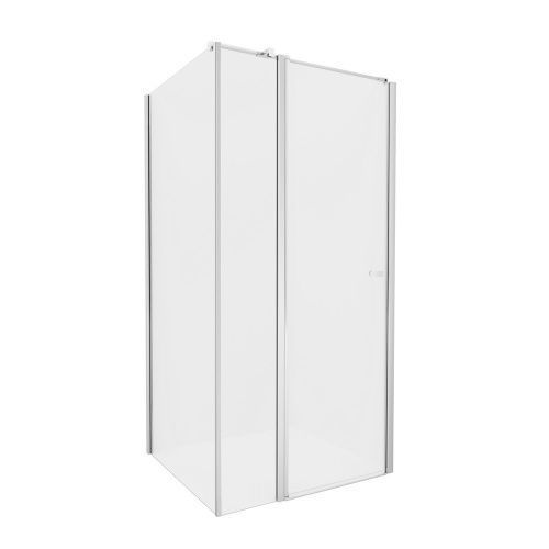 Душевой уголок New Trendy NEW SOLEO Chrome K-0721 100х70 стекло прозрачное профиль хром без поддона