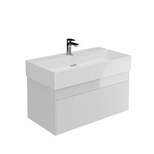 Тумба под раковину Kerama Marazzi TECNOLOGICA LOG.90.2\WHT 87х46х40 подвесная цвет белый