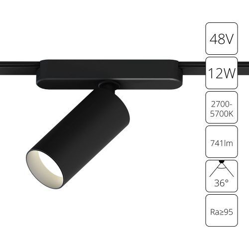 Трековый магнитный светильник Arte Lamp Rapid (Рапид) A2958PL-1BK