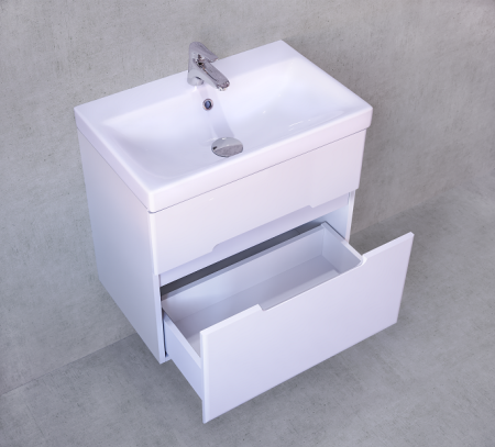 Тумба под раковину Jorno MODUO SLIM Mod.01.60/P/W 59х37,5х53 - фото 3