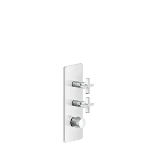 Смеситель для душа Gessi Inciso 58224#031 встраиваемый в стену хром с термостатом (внешняя часть)