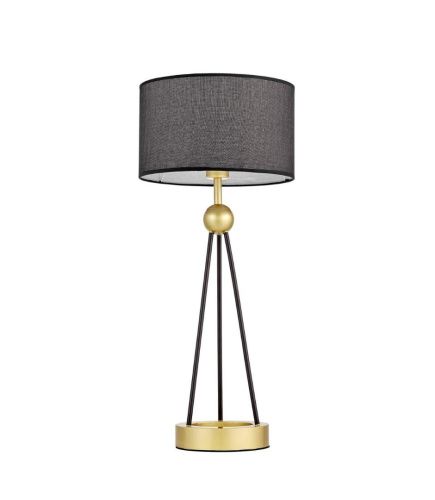 Настольная лампа Lumina Deco Belforte (Белфорте) LDT 5527 GD+BK
