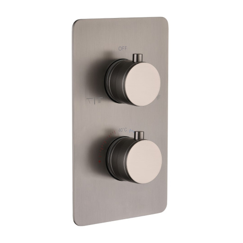 Смеситель для душа Boheme Cell 134-2-GM встраиваемый антрацит