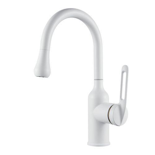 Смеситель Raffine F101C на раковину белый