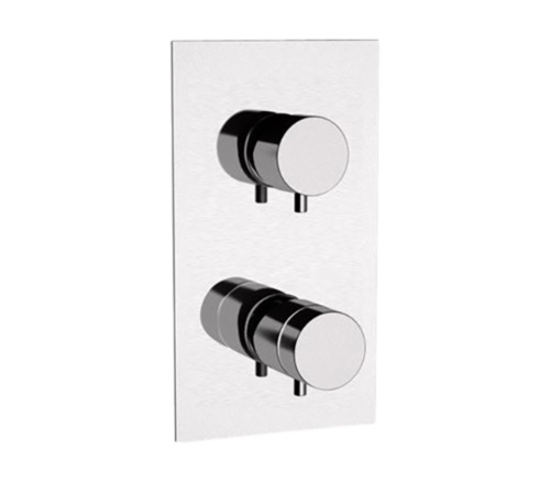 Смеситель для душа Remer Elegance NT93QKB встраиваемый в стену хром с термостатом