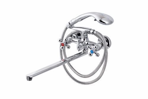 Смеситель для ванны и душа FAUZT FZs-701-32 настенный хром