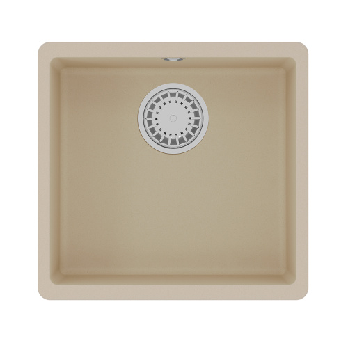 Кухонная мойка LeMark Sinara 440-u 9910068 44х42 цвет бежевый