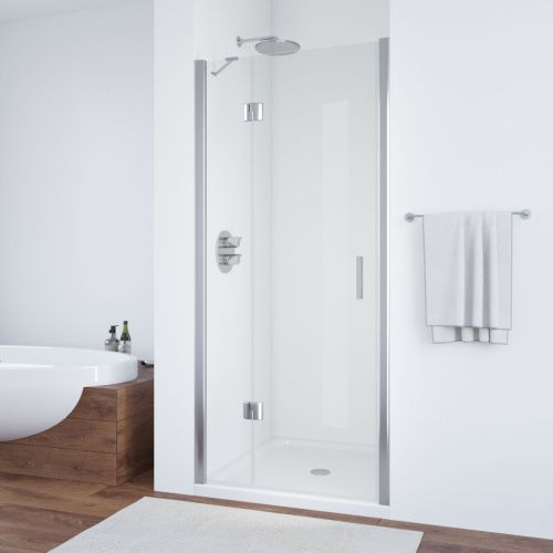 Душевая дверь Vegas-Glass AFP TUR+NOVO AFP TUR NOVO h1890 90 08 crystalvision L 90х190 стекло прозрачное профиль хром