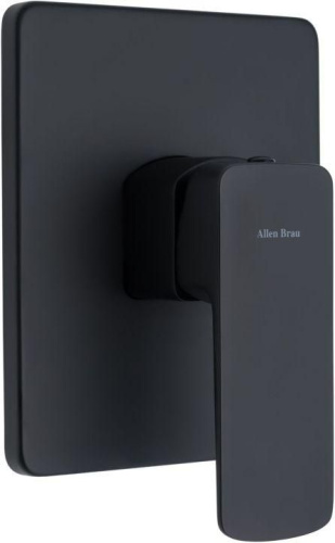 Смеситель для душа Allen Brau Infinity 5.21015-31 встраиваемый в стену черный без термостата