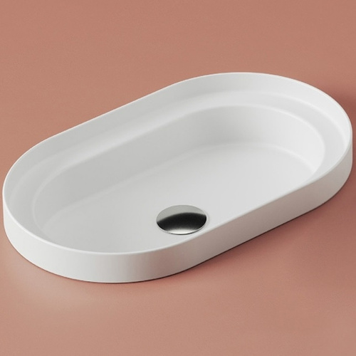 Раковина Artceram Fuori scala 58 см TFL033 01 00 встраиваемая цвет белый