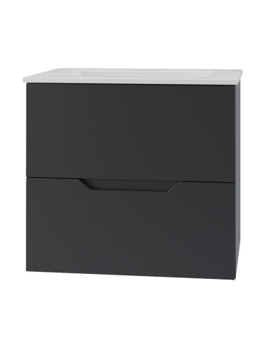Тумба с раковиной Orange Line Li-60Tub+Ra 61,5х46,5х56,1