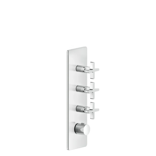 Смеситель для душа Gessi Inciso 58226#031 встраиваемый в стену хром с термостатом (внешняя часть)