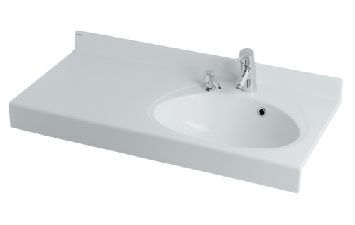 Раковина Aquaton Отель 99 см 1A70083NOT01R подвесная цвет белый