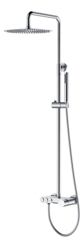 Душевая стойка Boheme Stick 128-CRCR настенная цвет хром