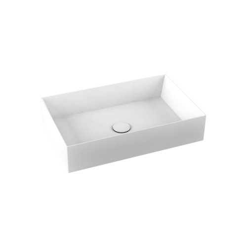 Раковина Azzurra ELEGANCE 60 см ELLA060380Q0BI/(EQA6038*bi)*0 накладная цвет белый