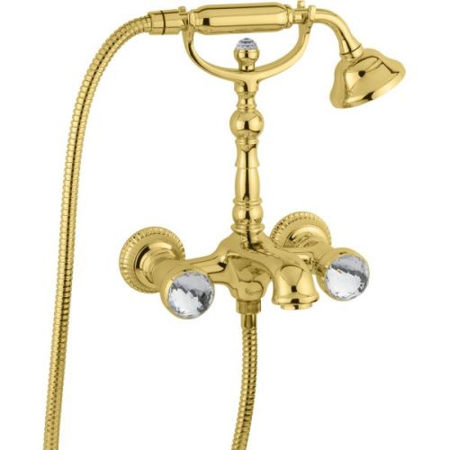 Смеситель Emmevi The One 98011VSW/OR настенный золото