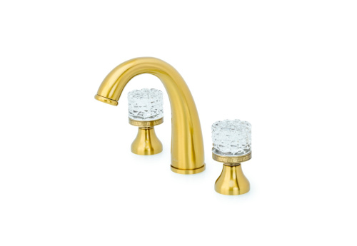 Смеситель Boheme Crystal 317-CRST на раковину бронза