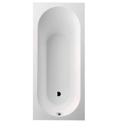 Ванна квариловая Villeroy Boch Oberon UBQ160OBE2V-01 160х75 встраиваемая/пристенная овальная