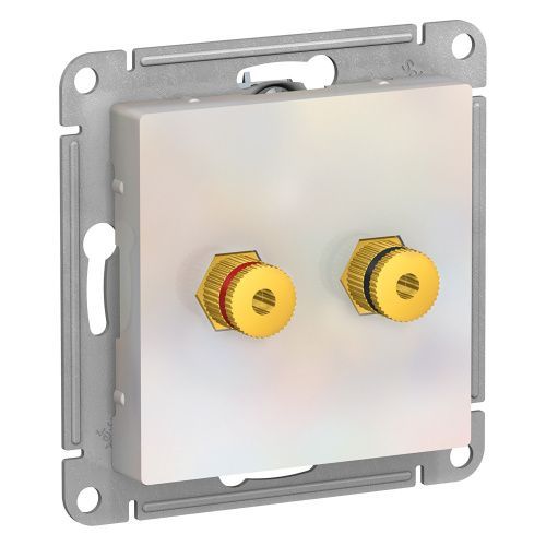 Аудиорозетка двухместная Systeme Electric AtlasDesign (АтласДесигн) ATN000487