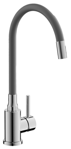 Смеситель для кухни Belz B73809-3 на мойку оружейная сталь