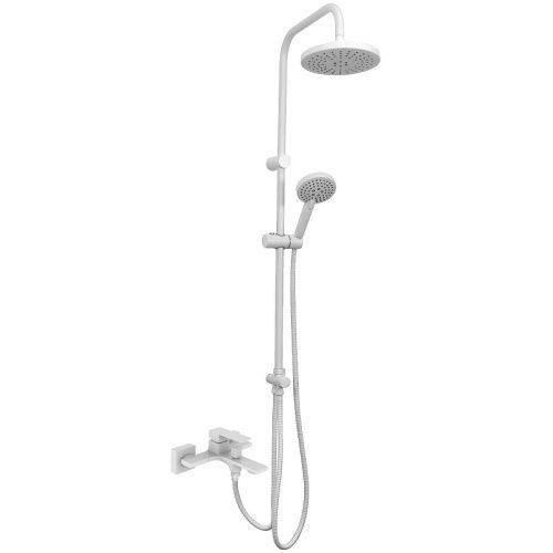 Душевая стойка Orange Lutz M04-932w настенная цвет белый