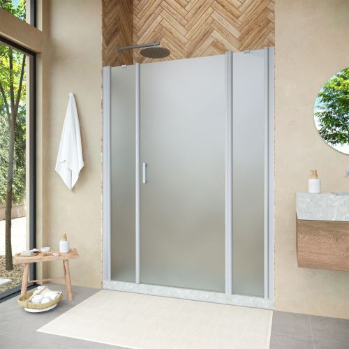 Душевая дверь Vegas-Glass EP-2F NOVO EP-2F NOVO 210 07 10 R 210х190 стекло матовое профиль хром