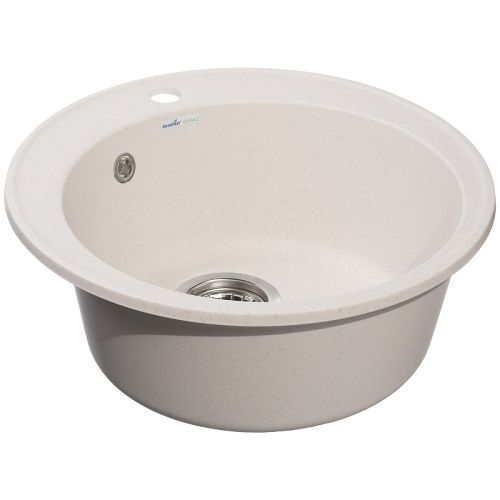 Кухонная мойка Granfest Quarz 08 белый 48х48 цвет белый поверхность матовая