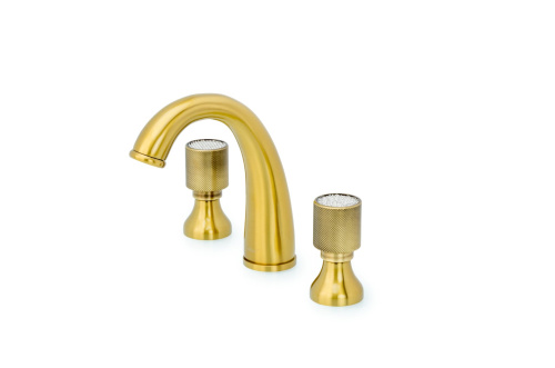 Смеситель Boheme Royal Cristal 317-Royal/CRST на столешницу бронза