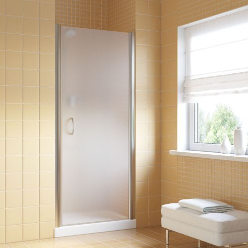 Душевая дверь Vegas-Glass EP LUX EP LUX 90 8 10 R 90х200 стекло матовое профиль хром глянцевый