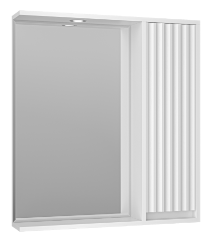 Зеркало-шкаф Brevita Balaton BAL-04075-01-П 73х14х80 подвесной цвет белый Зеркало-шкаф Brevita Balaton BAL-04075-01-П 73х14х80 подвесной цвет белый