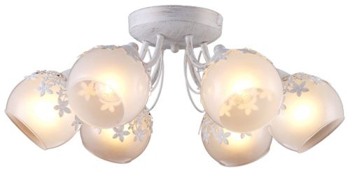 Люстра потолочная Natali Kovaltseva 75043 75043-6C WHITE GOLD