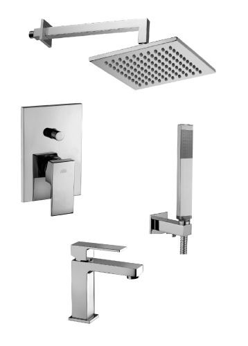 Душевая система Paffoni Elle KITEL015CR071 встраиваемая в стену