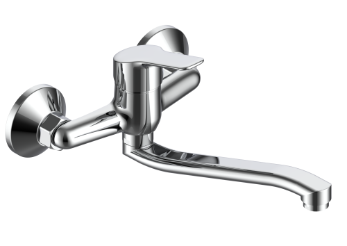 Смеситель для кухни Voda Wave WA02 на мойку хром