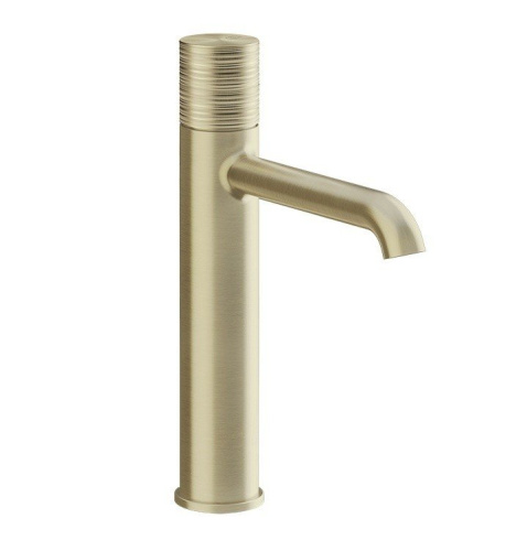 Смеситель Gessi Habito Trame 70306/727 на раковину брашированное золото