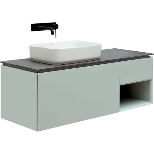 Тумба под раковину Allen Brau Infinity 1.21006.PWM 120х50 подвесная цвет зеленый