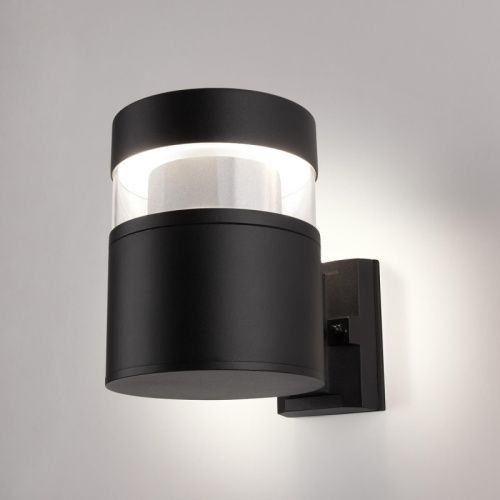 Уличный настенный светодиодный светильник Elektrostandard 1533 Black 4690389163289