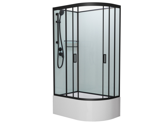 Душевая кабина Frank 152009 120х80 без крыши ориентация левая Душевая кабина Frank 152009 120х80 без крыши ориентация левая