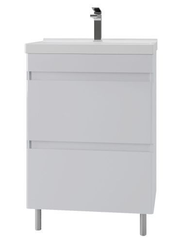 Тумба с раковиной Orange TOPLINE-Lyon TLNF60+RA 60х40х88 цвет белый