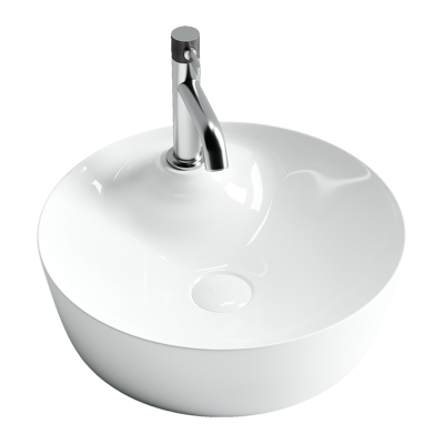 Раковина из сантехнического фарфора Ceramica Nova ELEMENT 44 см CN6014 накладная цвет белый